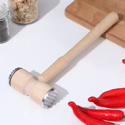 Молоток для мяса, дерево, металл, 30.5×9.5×4.5 см