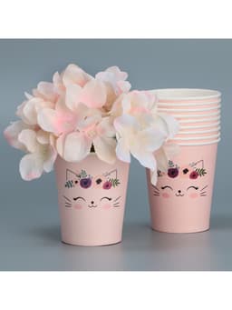 Стакан для цветов «Котик», 250 мл