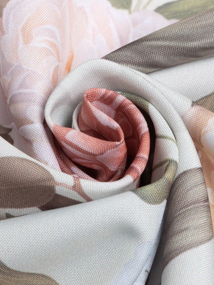 Шторы для кухни с подхватами «Этель. Цветущий сад» 145×180 см, комплект - 2 шт.