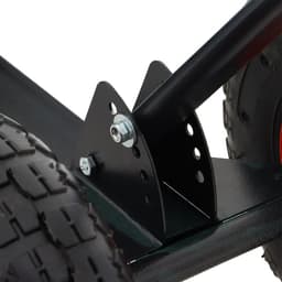 Движок для уборки снега, оцинкованный ковш 43×75 см, металлическая планка, на колёсах, металлический черенок, с ручкой