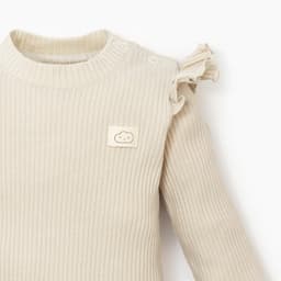 Костюм для девочки (джемпер, легинсы) «Крошка Я» BASIC LINE, цвет молочный, рост 62-68 см