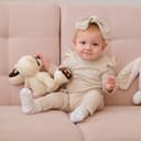 Костюм для девочки (джемпер, легинсы) «Крошка Я» BASIC LINE, цвет молочный, рост 62-68 см