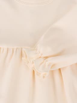 Комплект для девочки (платье, повязка) «Крошка Я» BASIC LINE, рост 68-74 см, молочное