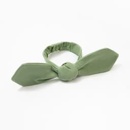 Комплект для девочки (платье, повязка) «Крошка Я» BASIC LINE, рост 62-68 см, зелёное