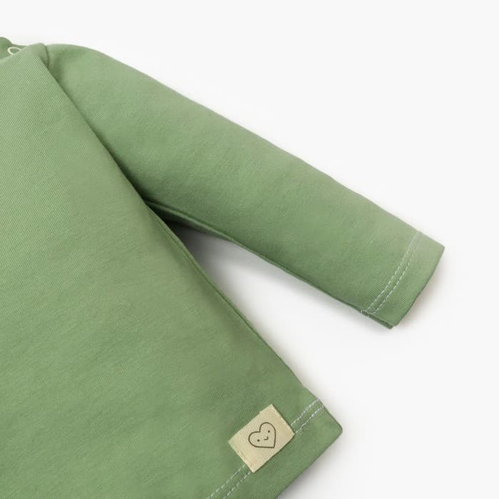 Лонгслив «Крошка Я» BASIC LINE, рост 62-68 см, зелёный