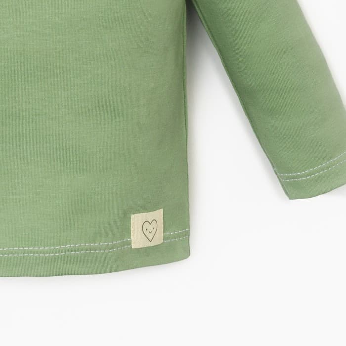Лонгслив «Крошка Я» BASIC LINE, рост 62-68 см, зелёный