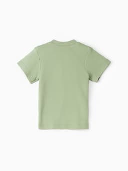 Футболка детская «Крошка Я» BASIC LINE, зелёная, рост 62-68 см