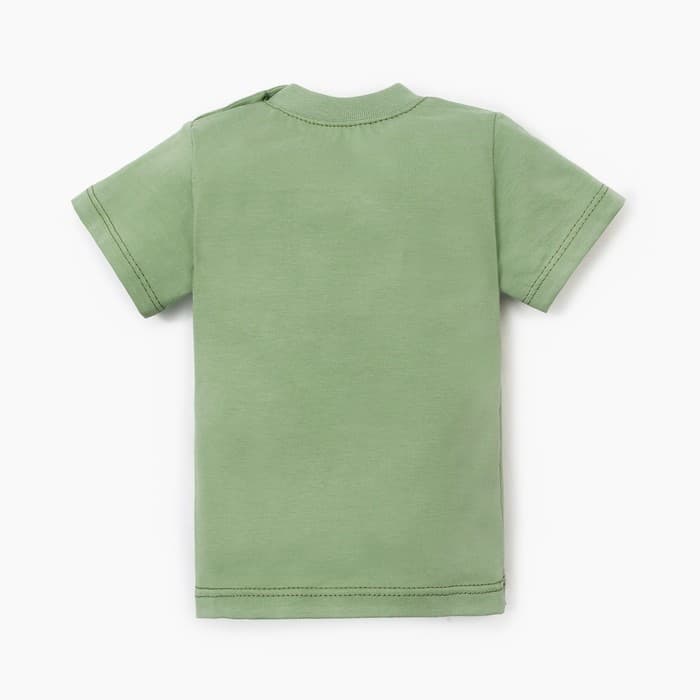 Футболка детская «Крошка Я» BASIC LINE, зелёная, рост 62-68 см