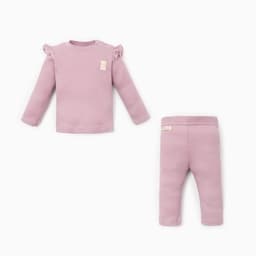 Костюм для девочки (джемпер, легинсы) «Крошка Я» BASIC LINE, розовый, рост 62-68 см