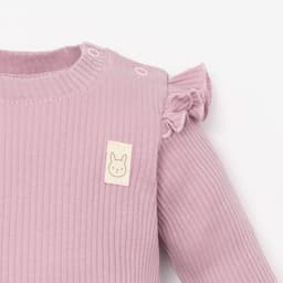 Костюм для девочки (джемпер, легинсы) «Крошка Я» BASIC LINE, розовый, рост 62-68 см