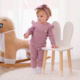 Костюм для девочки (джемпер, легинсы) «Крошка Я» BASIC LINE, розовый, рост 62-68 см