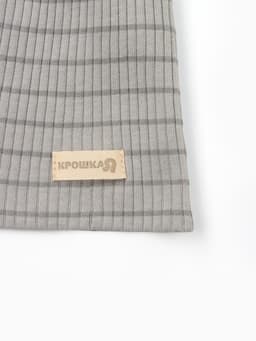 Шапка детская «Крошка Я» BASIC LINE, размер 44, полоска серая