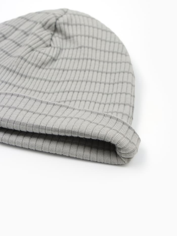 Шапка детская «Крошка Я» BASIC LINE, размер 46, полоска серая