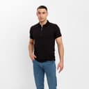 Футболка поло мужская MINAKU: Basic line, размер 48, чёрная