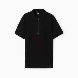 Футболка поло мужская MINAKU: Basic line, размер 52, чёрная