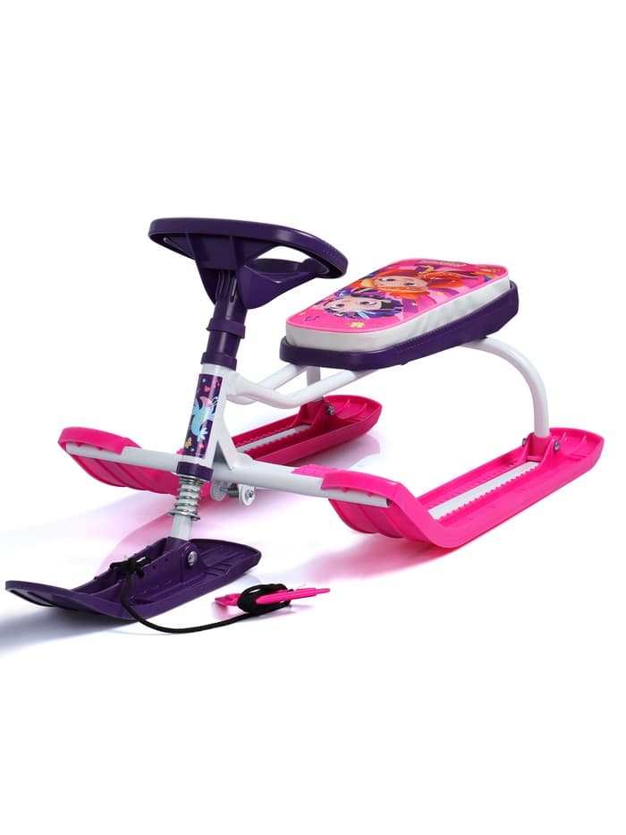 Снегокат «Тимка спорт 2» Сказочный патруль, розовый, ССП1 Nika Kids