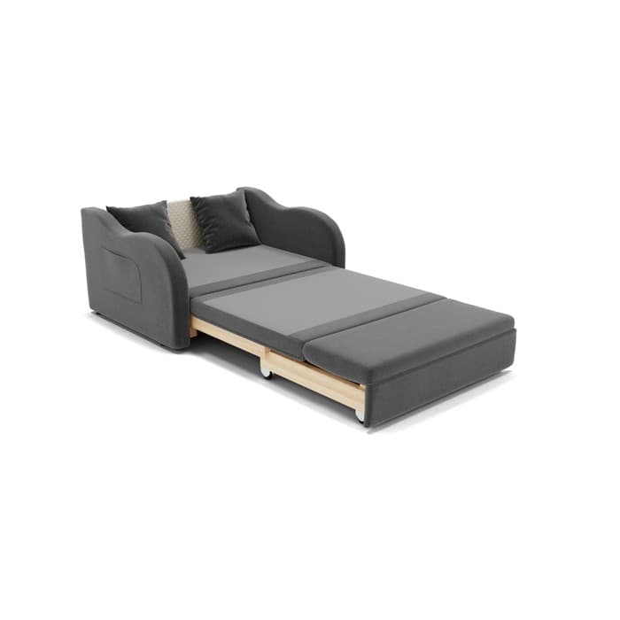 Диван – кровать «Бали», ППУ, механизм выкатной, велюр, цвет селфи 07