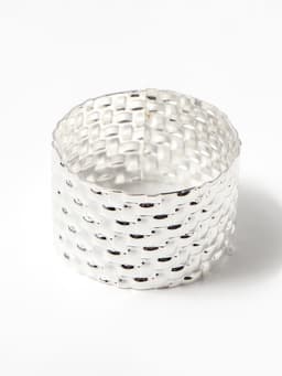 Набор салфеток с декоративными кольцами «Этель» Meadow flower, 40×40 см - 2 шт., 100% хлопок, саржа