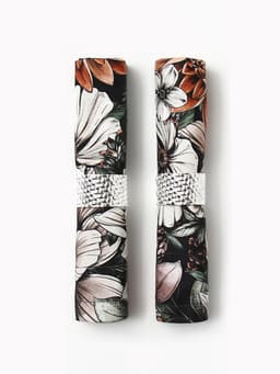 Набор салфеток с декоративными кольцами «Этель» Meadow flower, 40×40 см - 2 шт., 100% хлопок, саржа