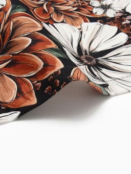 Набор салфеток с декоративными кольцами «Этель» Meadow flower, 40×40 см - 2 шт., 100% хлопок, саржа