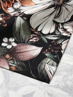 Набор салфеток с декоративными кольцами «Этель» Meadow flower, 40×40 см - 2 шт., 100% хлопок, саржа