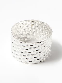 Набор салфеток с декоративными кольцами «Этель» Meadow flower, 40×40 см - 4 шт., 100% хлопок, саржа