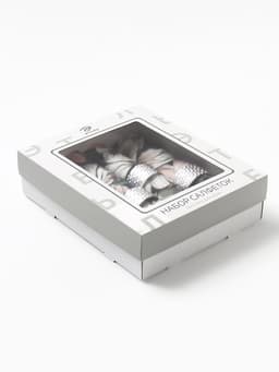 Набор салфеток с декоративными кольцами «Этель» Meadow flower, 40×40 см - 4 шт., 100% хлопок, саржа