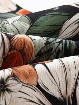 Набор салфеток с декоративными кольцами «Этель» Meadow flower, 40×40 см - 4 шт., 100% хлопок, саржа