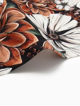 Набор салфеток с декоративными кольцами «Этель» Meadow flower, 40×40 см - 4 шт., 100% хлопок, саржа