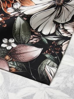 Набор салфеток с декоративными кольцами «Этель» Meadow flower, 40×40 см - 4 шт., 100% хлопок, саржа