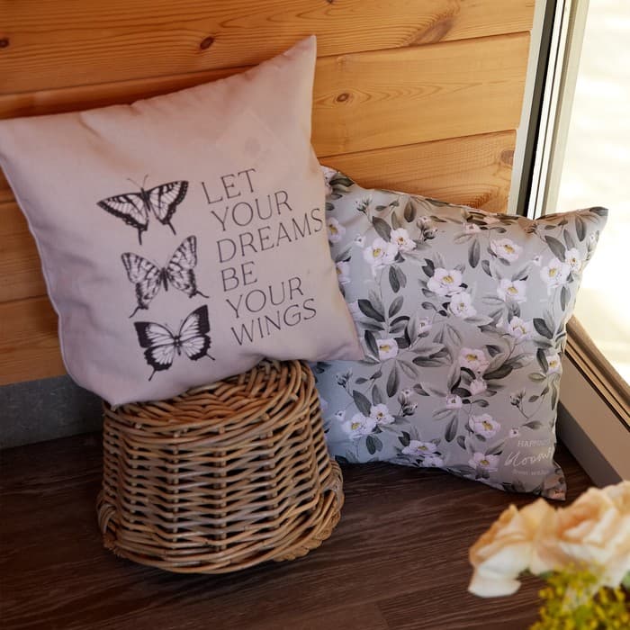 Наволочка декоративная «Этель. Жасмин» (вид 1), 40×40 см, хлопок 100%