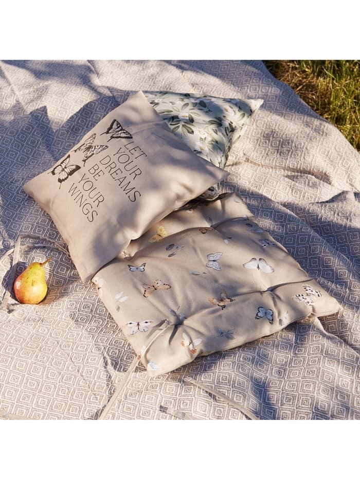 Наволочка декоративная «Этель. Бабочки» (вид 1), 40×40 см, хлопок 100%