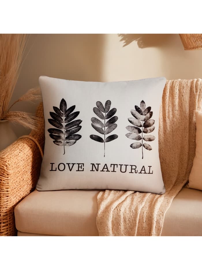 Наволочка декоративная «Этель» Natural (вид 1), 40×40 см, хлопок 100%