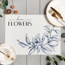 Салфетка на стол «Доляна» Flowers, ПВХ, 40×29 см