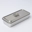 Контейнер для еды 3 секции, 34×15.5×7, с крышкой, нержавеющая сталь, серебристый