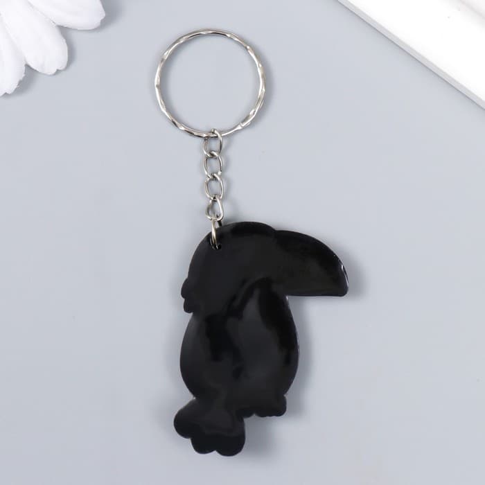 Брелок для ключей на кольце «Тукан», резина, 4.2×4.2 см, МИКС