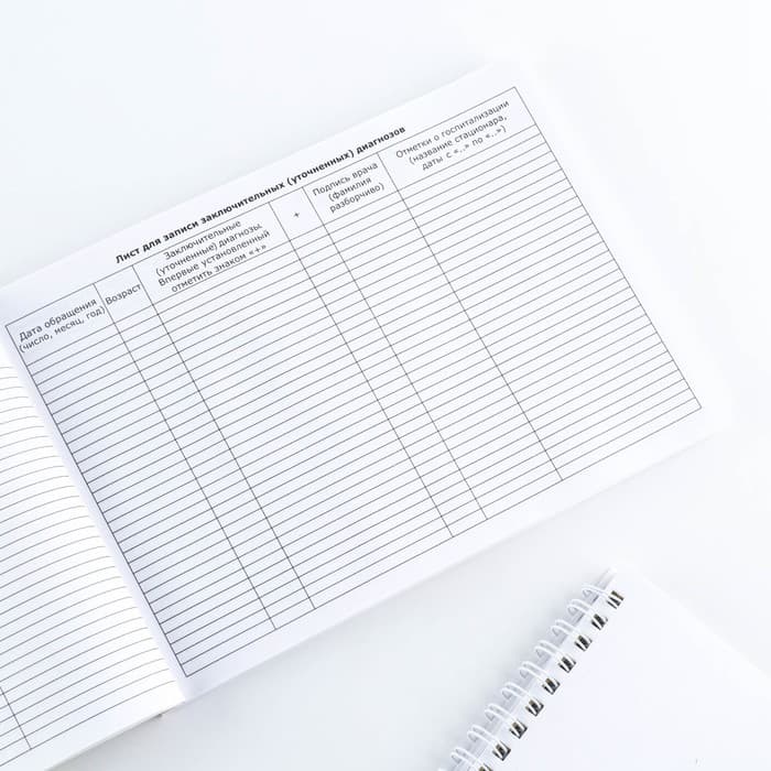 Медицинская карта ребенка А5, 60 листов. Форма №112/у «Зайчики»