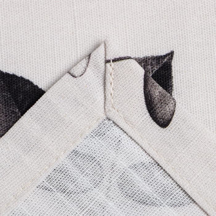 Дорожка на стол «Этель» Impression 40×149 см, 100% хлопок, репс 210 г/м², белая