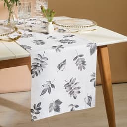 Дорожка на стол «Этель» Impression 40×149 см, 100% хлопок, репс 210 г/м², белая