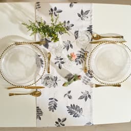 Дорожка на стол «Этель» Impression 40×149 см, 100% хлопок, репс 210 г/м², белая