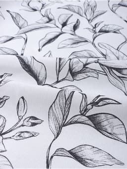 Скатерть «Доляна» Plant leaves, 146×180 см, 100% хлопок, рогожка 164 г/м²