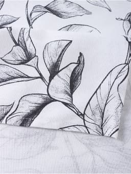 Скатерть «Доляна» Plant leaves, 146×180 см, 100% хлопок, рогожка 164 г/м²