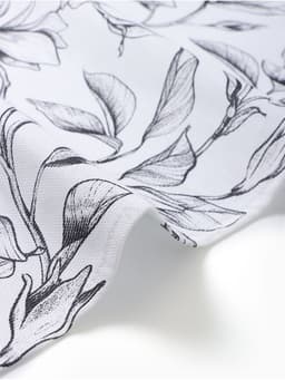 Скатерть «Доляна» Plant leaves, 146×180 см, 100% хлопок, рогожка 164 г/м²