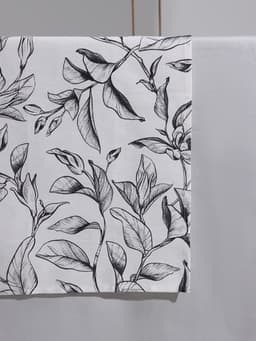 Дорожка на стол «Доляна» Plant leaves, 40×146 см, 100% хлопок, рогожка 164 г/м²