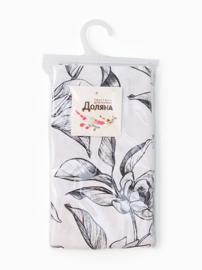 Дорожка на стол «Доляна» Plant leaves, 40×146 см, 100% хлопок, рогожка 164 г/м²