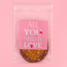 Пакет под сладости All you need is love, 10×15 см