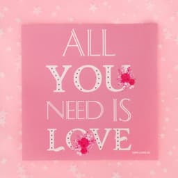 Пакет под сладости All you need is love, 10×15 см