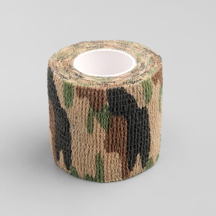 Камуфляжная лента для оружия и снаряжения, 4.5 м × 5 см, цвет песочный