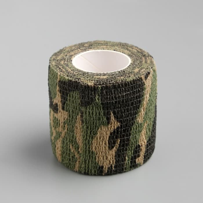 Камуфляжная лента для оружия и снаряжения, 4.5 м × 5 см, тёмная