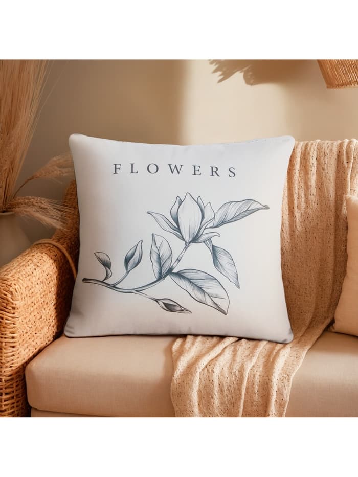 Наволочка декоративная «Этель. Магнолия» (вид 1), 40×40 см, хлопок 100%